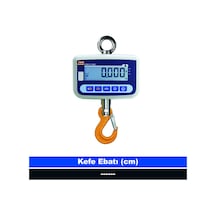 Tem Eko 1 Ton 500 Gr Vinç Kancalı Tartım Baskülü Onaylı Lcd