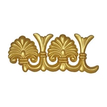 Decogold Altın Parçalı Papatya Motif 12,5 5,5 Cm