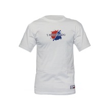 Dosmai Baskılı Taekwondo Bisiklet Yaka Spor T-shirt Tkt834