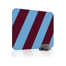 Bordo Mavi 48x40 Xl Taraftar Gaming Oyuncu Mouse Pad Kaymaz Taban Büyük Klavye Fare Altlığı Şerit