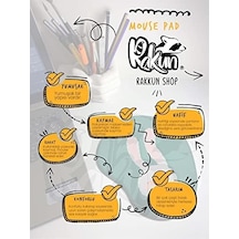 Afro Art Temalı Baskılı Bilek Destekli Mouse Pad - Dünya Serisi
