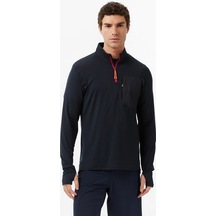Under Armour Trail Run Quarter Zip Erkek Siyah Sweatshirt 1383244 2800282