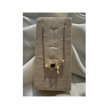 Işıltılı Elegant Heart Necklace Gümüş