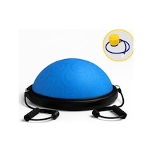 Evapera Yeni Nesil Modern Uluslararası Standartlarda Denge Mobilite Pilates Bosu Ball Aleti Topu 58cm Mavi