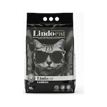 Lindocat Carbon Ekstra Güçlü Topaklanan Kedi Kumu 10 Lt