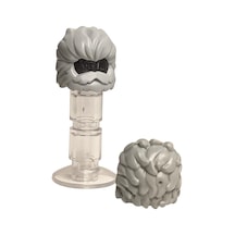 Minifigür Parçaları: Saç - Hair: Minifigürler Için Kısa Sakallı Geriye Doğru Taranmış Saç Modeli
