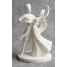 15 Cm Hediyelik Kafkas Adige Çerkes Kültürel 3d Heykel Dekor Figür