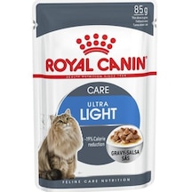Royal Canin Ultra Light Gravy Pouch Yetişkin Kedi Maması 85 G