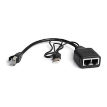 Dark Rj45 Megabit Ethernet Lan Çoklayıcı Adaptör Splitter Kablosu