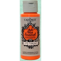 E370 Turuncu Enamel Cam Boyası 59 Ml