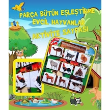 Tox Toys Evcil Hayvanlar Parça-bütün Eşleşmeler Keçe Cırtlı Aktivite Sayfası - Çocuk Etkinlik, Eğitici