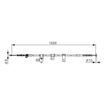 Bosch 1987482306 Arka El Fren Teli Sag 4642010130 4642012490