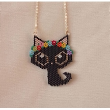 Kedi Kolye Gümüş