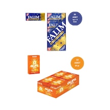 Falım 7gr X 5 X 20 - Olips 28gr X 12 Avantajlı Damla Sakız Ve Olips Zero C Vitaminli Şekerleme Paketi