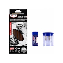 Fatih Professionel Dereceli Kalem Set+silgi+kalemtraş Çok Renkli