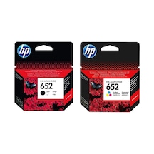 F6v25ae + F6v24ae 652 Siyah + Renkli Kartuş Seti