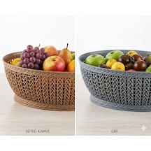 Oval Örgü Sepet 3,5lt Oval Knitting Basket 3,5 L Karışık-çok Renkli