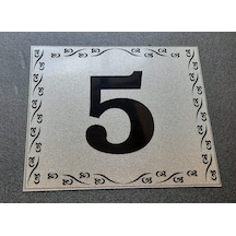 Kapı Numarası 10x12 cm Kendinden Yapışkanlı No:5
