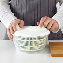 Salata Kurutucu, Beyaz Renk Süzgeçli MeridyenDukkan Beyaz 23 cm Kurutucu