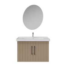 Creavit D20 80 Cm Banyo Dolabı Ve Yuvarlak Ayna Takım Dafne