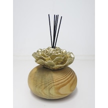 Missi Masif Ahşap Gold Taşlı Dark Amber Oda Kokusu