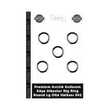 Premium Avcılık Kullanım Köşe Albastar Rig Ring Round Lg Olta Halkası 942 standart