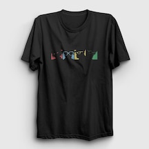 Presmono Unisex Four Colors Gorillaz T-shirt Siyah