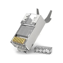 Yüksek Performanslı Altın Kaplama Rj45 8p8c Cat7 Konnektör-2 Adet