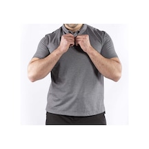 Outdoor Günlük Erkek Kısa Kollu T-shirt Pamuklu Tlac01 Füme
