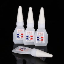 3 Adet 502 Süper Yapıştırıcı Anında Saniye Kuruma Japon 20g Hızlı Güçlü Yapışkan Ofis Malzemeleri Deri Cam Metal Çok Dayanıklı