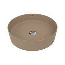 Creavit Loop Yuvarlak Çanak Lavabo Ø45 Cm Mat Cappuccino Lp145-00cm00e-00