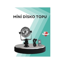 Uzaktan Kumandalı Rgb Disko Projektör Işığı Siyah