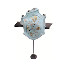 Antartidee Raf Üzerine Sarkaçlı Saat / Drop Pendulum Clock Antik