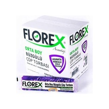 Florex Büzgülü Lavanta Kokulu Orta Boy Çöp Torbası - Koli