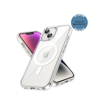 Apple Uyumlu iPhone 13 Şeffaf Magsafe Kılıf Safe Şeffaf