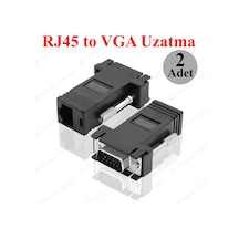 Rj45 Cat5 Cat/6 Vga Extender Ethernet Kablo Vga Uzatma Adaptörü