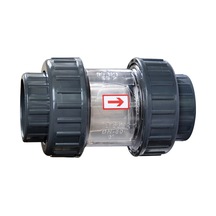 Gemaş PVC Yaylı Çekvalf Şeffaf 50mm
