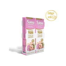 Sasu Light Suda Ton Balığı Bütün Dilim 6 x 80 G