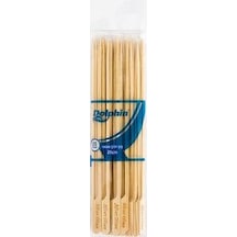 Dolphın Çöp Şiş Yassı 25 Cm. 50 Lı Afiyet Olsun Yazılı