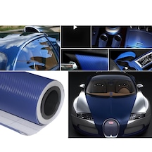 3d Lacivert Tırtıklı Desen Hava Kanallı Folyo 100cm X 152cm