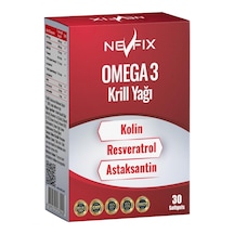 Nevfix Krill Oil Omega3 Kolin Resveratrol Astaksantin 30 Softgel