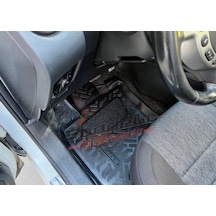 Nissan Qashqai 2007-2008 3d Kauçuk Kokusuz Havuzlu Paspas