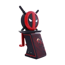 Kablo Adamları Led Simgeleri: Marvel Deadpool - Şarj Telefonu Ve Kumanda Tutucu - Işıklı Oyun Kumandası/cep Telefonu/cihaz Şarj Tutucu, 4' Şarj Kablosu Dahil Çok Renkli