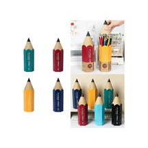 Ganzhoushop Benzersiz Kalem Şekilli Kalem Tutucu Masa Üstü Toz Geçirmez Masaüstü Düzenleyici Kılıf Makyaj Fırçaları Tutucu Fırça Depolama Contaigreen Çimen