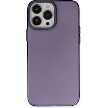 Hnrlıshp Newface Apple iPhone Uyumlu  13 Pro Max Kılıf Modos Metal Kapak - Derin Mor