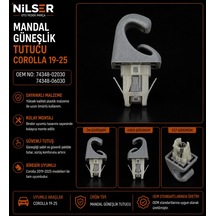 Corolla Güneşlik Tutucu Mandal 2019-2025