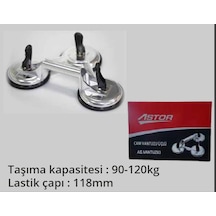 Astor Üçlü Cam Vantuzu