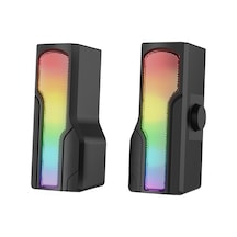 Rampage Arty X13 2.0 Bluetoothlu Rms 3w 2 Rgb Işıklı Multimedia Usb 5v 45db Gaming Oyuncu Speaker