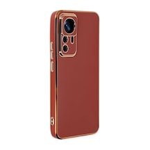 Xiaomi Mi 12t Pro Uyumlu Kılıf Volet Silikon - Kırmızı