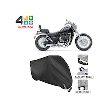 Suzuki Vl 600 Intruder Motosiklet Brandası ( Kilit Uyumlu - Siyah